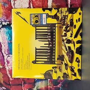 Metallica 72 Seasons Vinyl Yellow & Black Swirl Exclusive 2LP factory sealed 